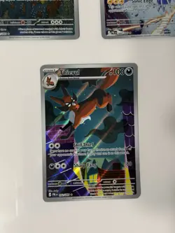 Pokemon TCG Pitch Black Dhelmise, Manectric, Thievul Illustration Rare LOT - NM - Image 4