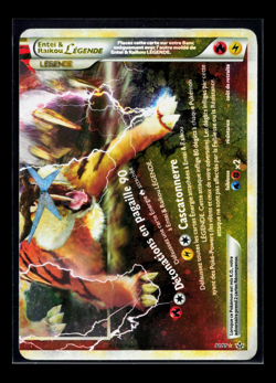 Carte Pokemon Entei & Raikou 91/95 LEGENDE HS Dechainement HGSS FR 2 - Image 1