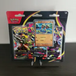 Pokemon TCG Mega Evolution Pitch Black 3-Pack Blister Binacle Promo Sealed - Image 3