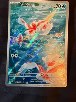 Pokemon TCG Goldeen Illustration Rare 087/084 Pitch Black IR Near Mint - Image 1