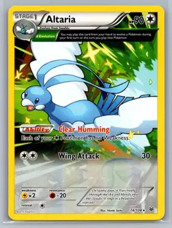Altaria 74/108 Rare Roaring Skies Pokemon Near Mint - Image 1