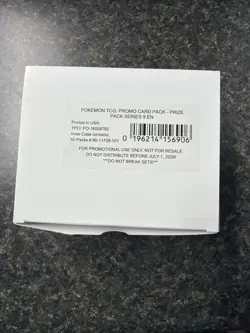 Box of 50 sealed packs of Pokemon tcg prize pack series 9 - Image 1