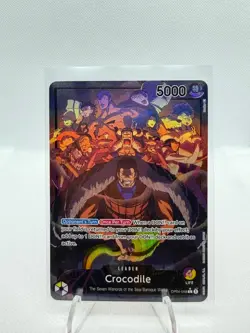 Crocodile Leader Alt Art OP04-058 Kingdoms of Intrigue One Piece Foil NM - Image 1