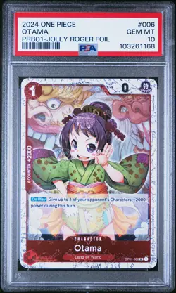 2024 ONE PIECE PRB01 006 OTAMA PSA 10 POP 5 PREMIUM BOOSTER #6 - Image 1