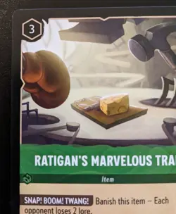 Ratigan's Marvelous Trap 102/204 Rare Rise Of The Floodborn Disney Lorcana TCG - Image 2
