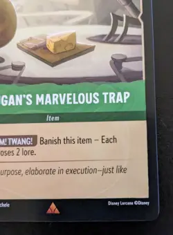 Ratigan's Marvelous Trap 102/204 Rare Rise Of The Floodborn Disney Lorcana TCG - Image 5