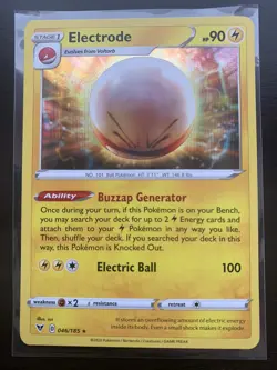 Pokemon Card Electrode 046/185 Holo Rare Vivid Voltage NM - Image 1