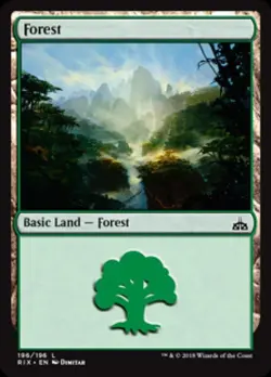 Forest - Near Mint MTG Rivals of Ixalan - Image 1