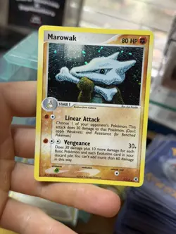#2 Marowak 7/112 EX FireRed LeafGreen FRLG 2004 Reverse Holo Rare Pokemon Card - Image 3
