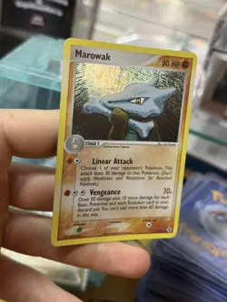 #2 Marowak 7/112 EX FireRed LeafGreen FRLG 2004 Reverse Holo Rare Pokemon Card - Image 5