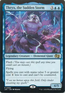 Thryx, the Sudden Storm (Anime) -R65 - MTG - Foundations Jumpstart (J25) - Image 1