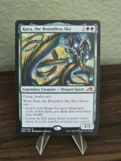 MTG Kura, the Boundless Sky Kamigawa: Neon Dynasty Regular - Image 1