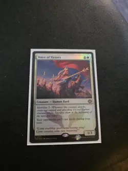 2025 MTG Magic the Gathering TDM Tarkir Dragonstorm Foil #33 Voice of Victory - Image 1