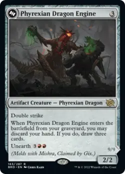 Phyrexian Dragon Engine - BRO - 163 NM/LP - Image 1