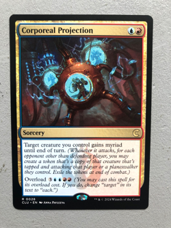 Mtg Carte Magic Cluedo Corporeal Projection Eng NM - Image 1