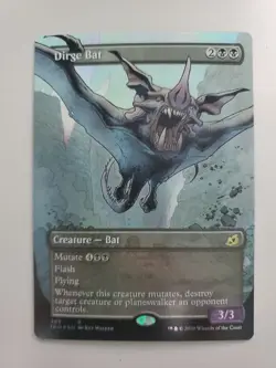 MTG Dirge Bat Ikoria: Lair of Behemoths Foil Showcase Rare - Image 1
