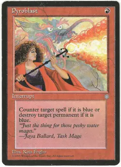 MTG Pyroblast Ice Age Common MP - Image 1