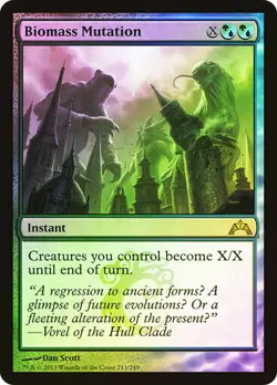 BIOMASS MUTATION (Foil) - MTG Gatecrash Foil Rare Instant - Image 1