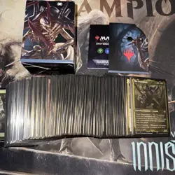 Mtg Warhammer 40k Commander Deck Complete Nm Sleeved The Tyranid Swarm - Image 1
