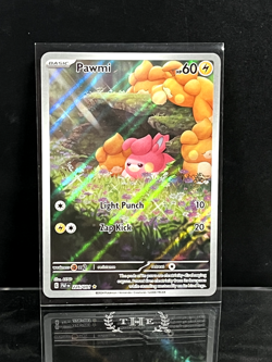 Pokemon TCG Pawmi Scarlet & Violet: Paldean Fates 226/091 Holo Illustration Rare - Image 1