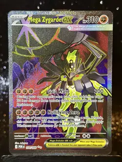 Mega Zygarde ex 104/088 Full Art Ultra Rare Holo Perfect Order Pokemon TCG NM - Image 1