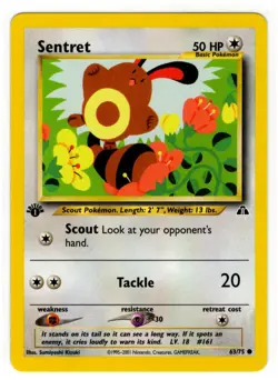2001 Neo Discovery 1st Edition Sentret #63 - Image 1