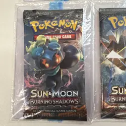 Pokemon Sun & Moon Burning Shadows Booster Pack Art Set Factory Sealed Lot Of 4 - Image 4