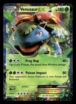 Venusaur EX 1/83 EX Rare Holo Generations Pokemon Card - Image 2