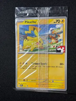SEALED Pikachu SVP 101 Play Stamped Black Star Promo Pokemon - Image 1