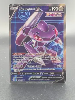 💎Pokemon Genesect V (Full Art) 254/264 Ultra Rare SWSH08: Fusion Strike NM💎 - Image 1