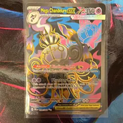 Mega Chandelure EX UR Full Art 099/084 Pitch Black 2026 Pokemon TCG English 099 - Image 1