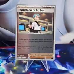 Team Rocket's Archer 201/217 Ascended Heroes Reverse Holo Pokemon TCG - Image 1