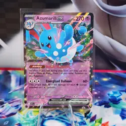 Azumarill ex 084/217 Ascended Heroes Double Rare Pokemon TCG - Image 1