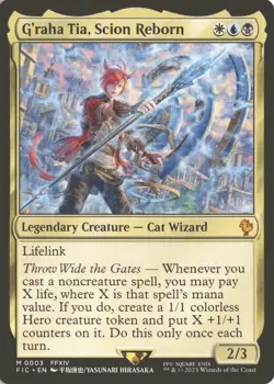 MTG G’raha Tia, Scion Reborn (0003) *Non-Foil* Base Commander Final Fantasy NM - Image 1