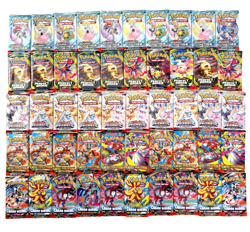 Huge Mixed Pokemon Booster Pack Lot – 50 Packs – Factory Sealed - Image 1