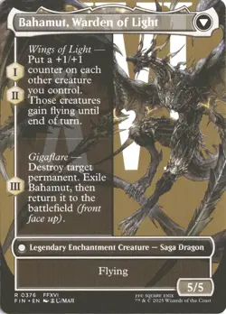 MTG Dion, Bahamut's Dominant (0376) *Non-Foil* Borderless Final Fantasy NM/MT - Image 2