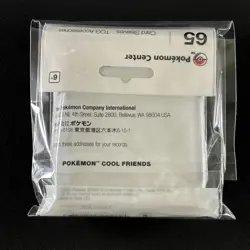 Pokemon Cool Friends 65 Sleeves Pokemon Center Exclusive White RK10 Sealed 58 - Image 2