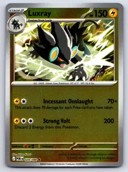 Luxray 028/088 Rare Perfect Order Pokemon Reverse Holo Near Mint - Image 1