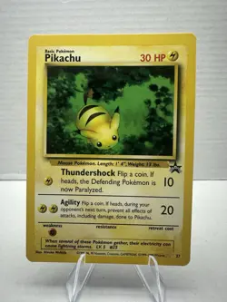 Pokemon TCG Pikachu 27 Black Star Promo - Image 1