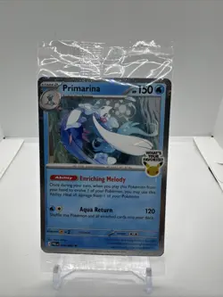Pokemon TCG Primarina 020/084 Pitch Black Sealed Promo Barnes & Noble Rare Holo - Image 1