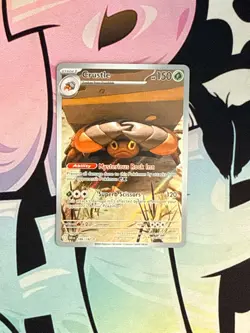 2025 Pokemon Destined Rivals Crustle Illustration Rare IR 186/182 - Image 1