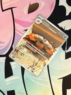 2025 Pokemon Destined Rivals Crustle Illustration Rare IR 186/182 - Image 2