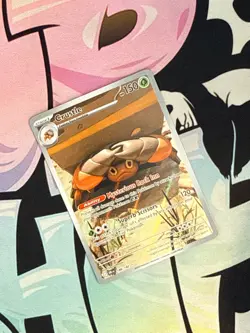 2025 Pokemon Destined Rivals Crustle Illustration Rare IR 186/182 - Image 4