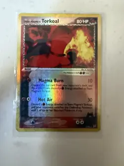 Team Magma's Torkoal 12/95 Team Magma VS Team Aqua Reverse Holo Rare 80 HP - Image 1