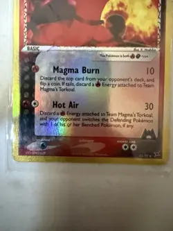Team Magma's Torkoal 12/95 Team Magma VS Team Aqua Reverse Holo Rare 80 HP - Image 3