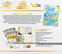 Pokemon 30th Celebration Elite Trainer Box 16 Cards English 2026 PRESALE 9/16 - Image 2