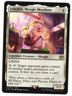Stiltzkin, Moogle Merchant 34 R FINAL FANTASY MTG - Image 1
