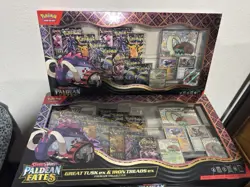 Pokemon TCG: Paldean Fates Great Tusk & Iron Treads ex Premium 2x - Image 2