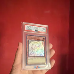Konami 2022 Yu-Gi-Oh! Dark Magician Girl Ghost Rare 1st Ed GFP2-EN177 PSA 9 - Image 3