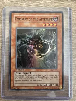 Yugioh Emissary of the Afterlife AST-076 1st Super Rare - NM - Image 1